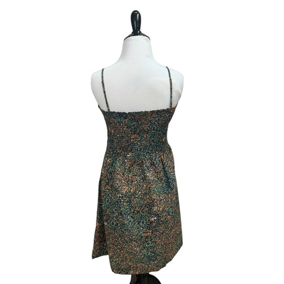 Theory Woman’s M Medium Kiparee Sundress Smocked Spaghetti Straps Adjustable - Picture 6 of 8